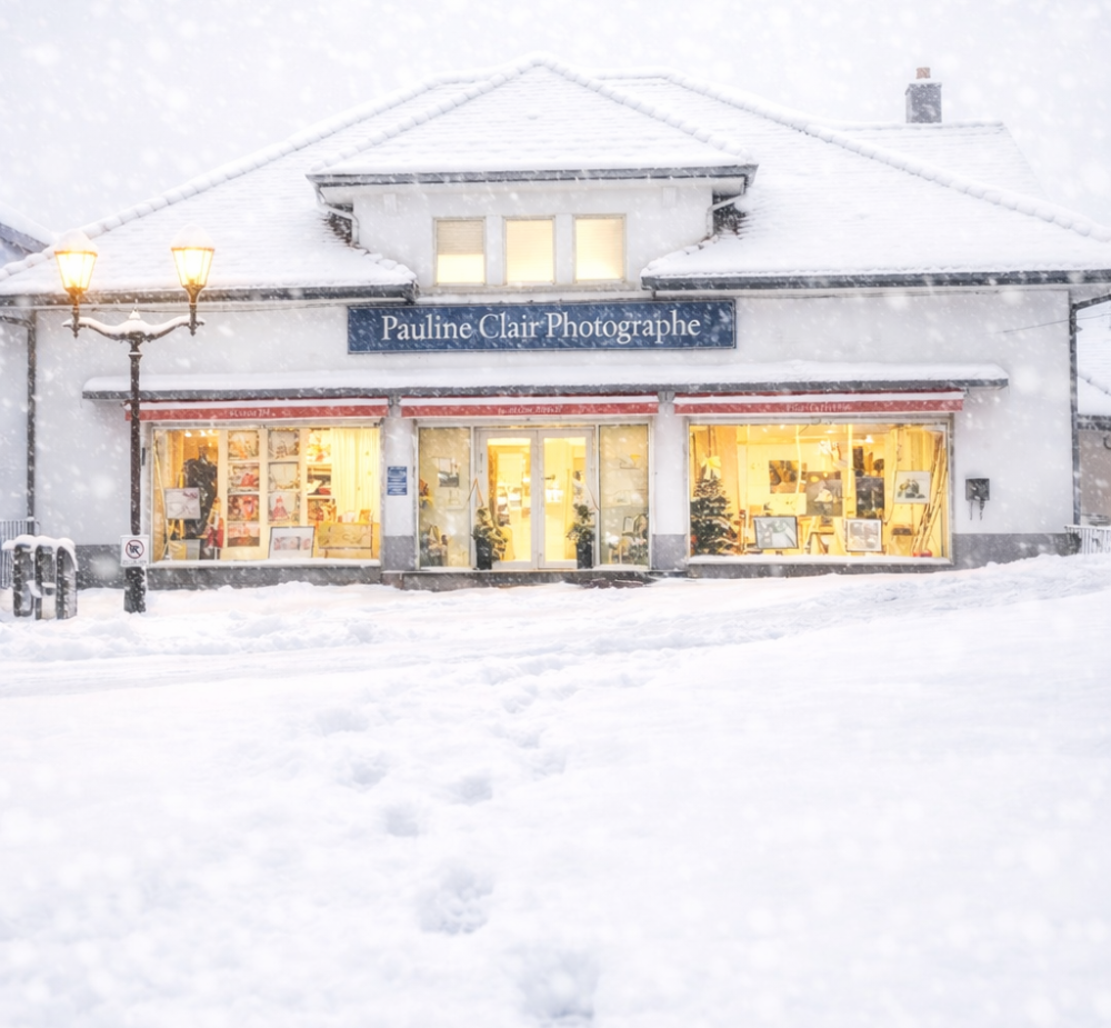 Studio Pauline Clair sous la neige